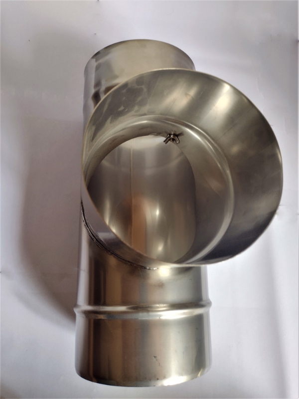 T-klix 87° - rozdělávací sopouch - DN 160mm (síla plechu 0,6mm)