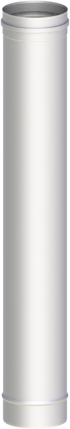 komínový díl - trubka 1m - DN 150mm (síla plechu 0,8mm)