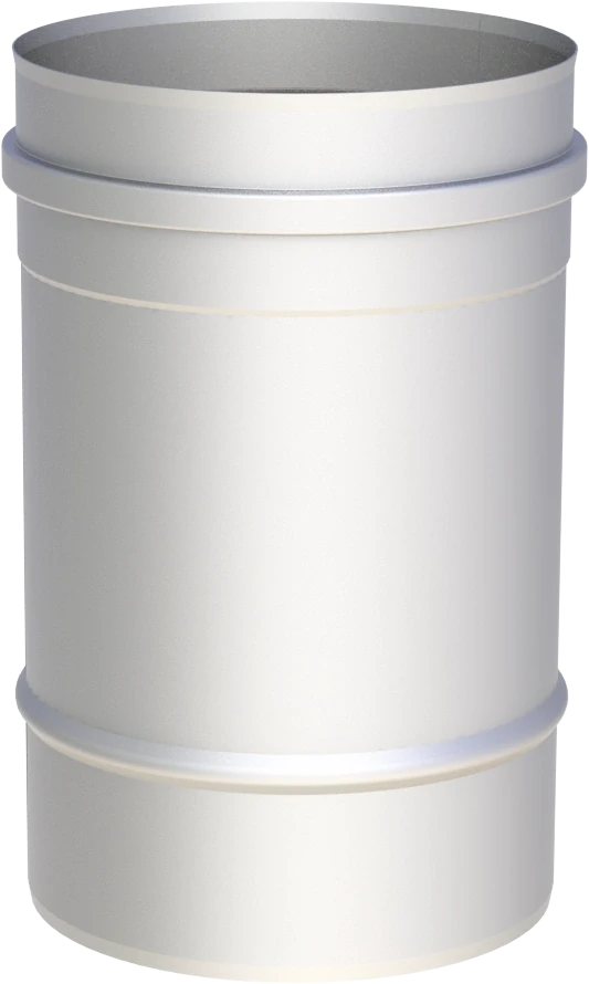 komínový díl - trubka 0,25m - DN 120mm (síla plechu 0,6mm)