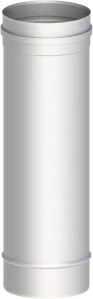 komínový díl - trubka 0,5m - DN 110mm (síla plechu 0,6mm)