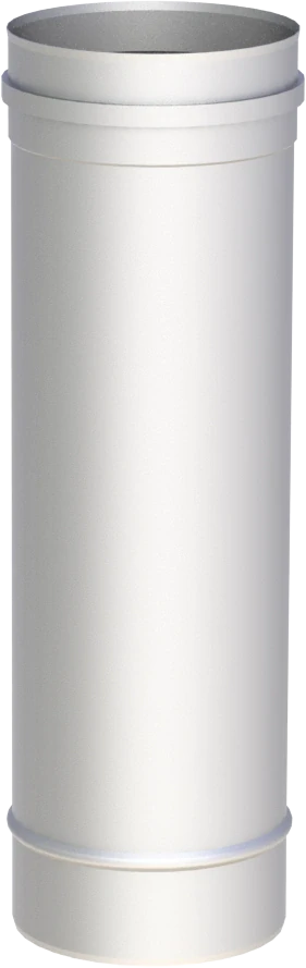 komínový díl - trubka 0,5m - DN 110mm (síla plechu 0,6mm)